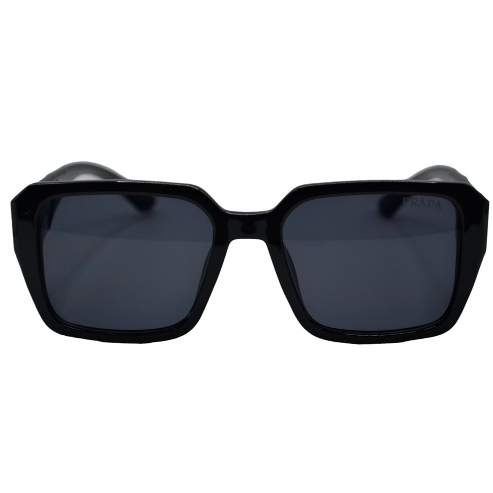 Prada Women’s Sunglasses | Black Frame | Gray Lenses | 55-20-144 | Italy - Picture 3 of 13